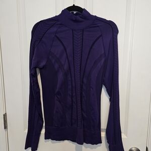 Zella Deep Purple Seamless Top. EUC.